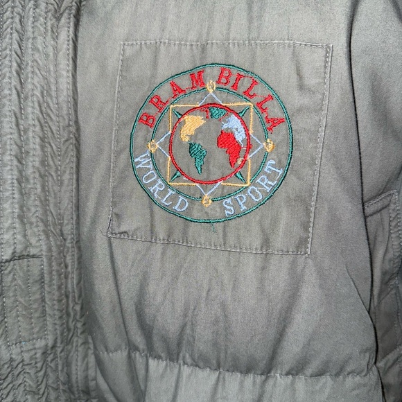 Vintage Brambilla France Men’s Cotton Poplin Duck Down Duvet Arctic Coat - Picture 5 of 14